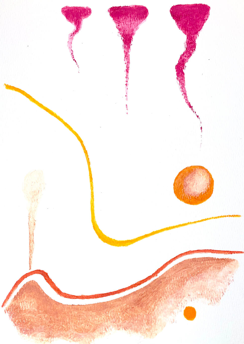 january / watercolor