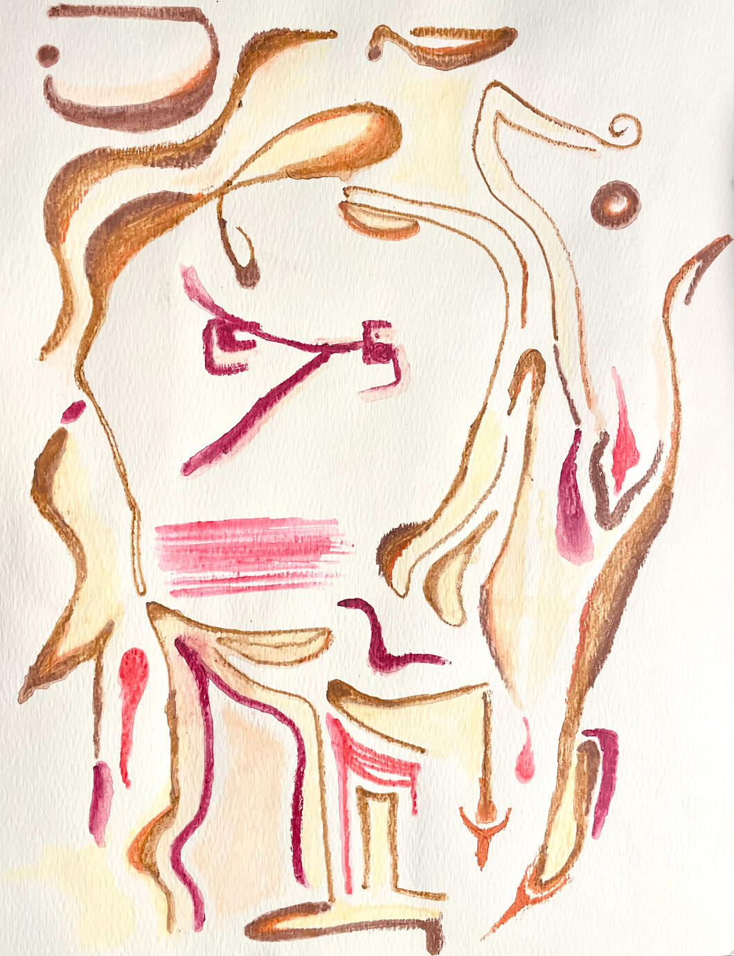 march / watercolor