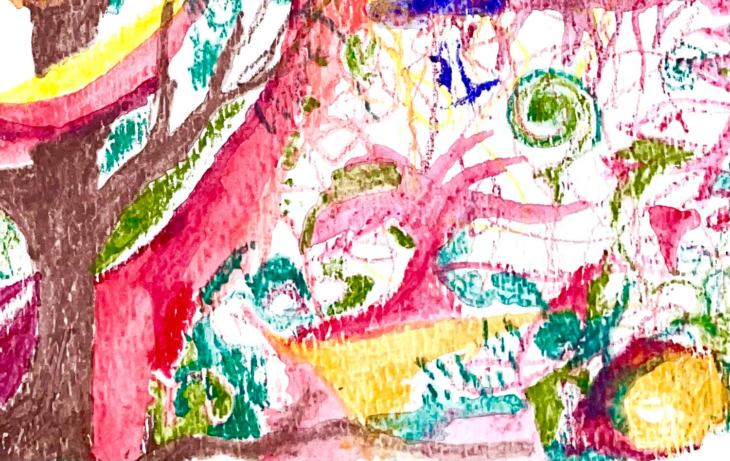 forest unruly / watercolor